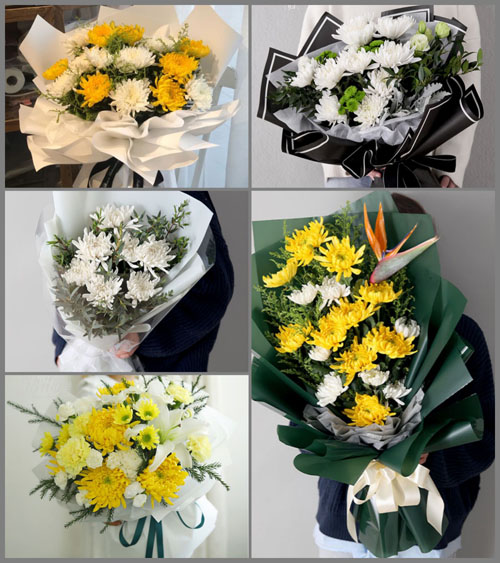 安徽阜阳市阜南县段郢乡大王村白事花束代送